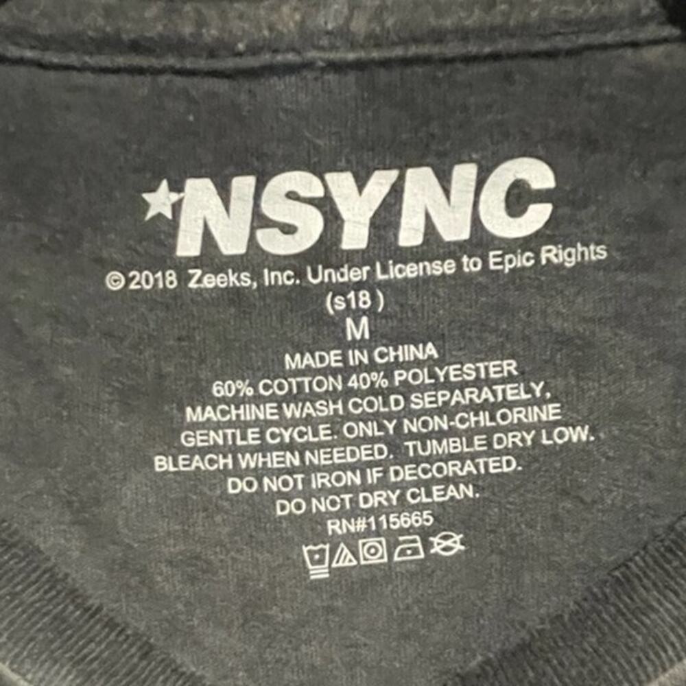 Zeek’s Band Tee - Medium - NSYNC Graphic - Grunge Faded Distressed Style - EUC - Picture 3 of 6